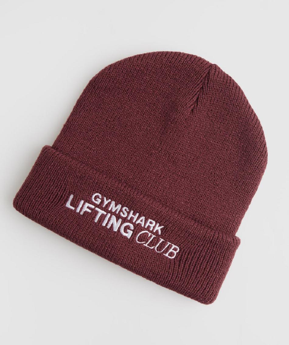 Czapki Akcesoria Gymshark Social Club Beanie Różowe Brązowe | PL 4220CTV